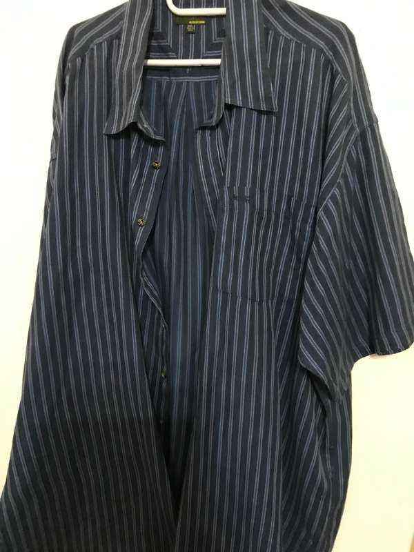 Jeep 4 XL blue stripe shirt