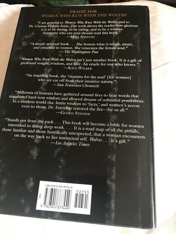 Women Who Run With Wolves Clarissa Pinkola Estes, Ph.D.  hardcover