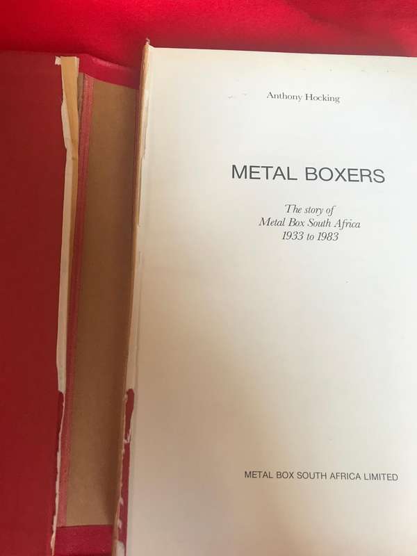 Metal Boxers 1933 to 1983 Author: Hocking, Anthony