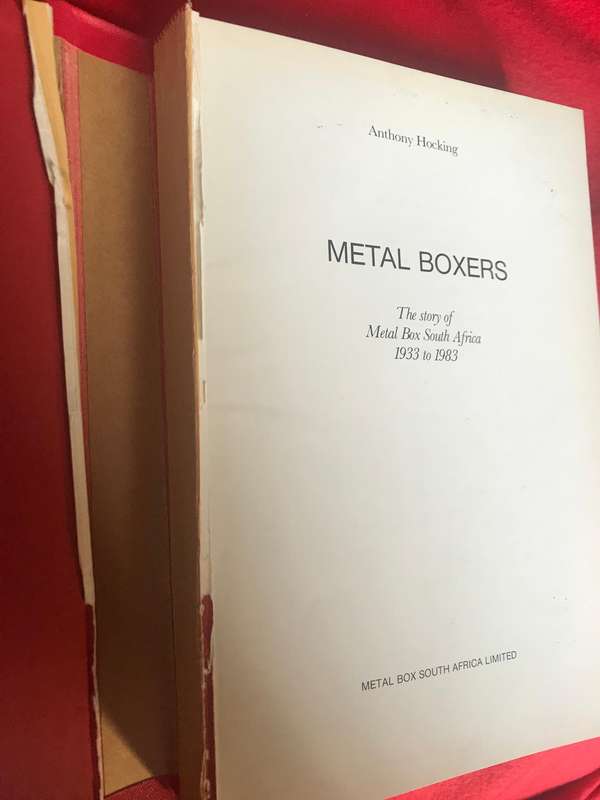 Metal Boxers 1933 to 1983 Author: Hocking, Anthony