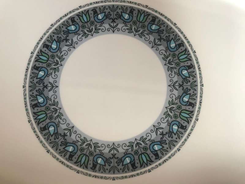 Vintage Noritake China Felicity 9028 Platter Japan 39cm long 1969-1976
