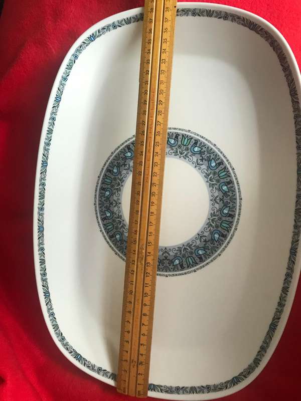 Vintage Noritake China Felicity 9028 Platter Japan 39cm long 1969-1976