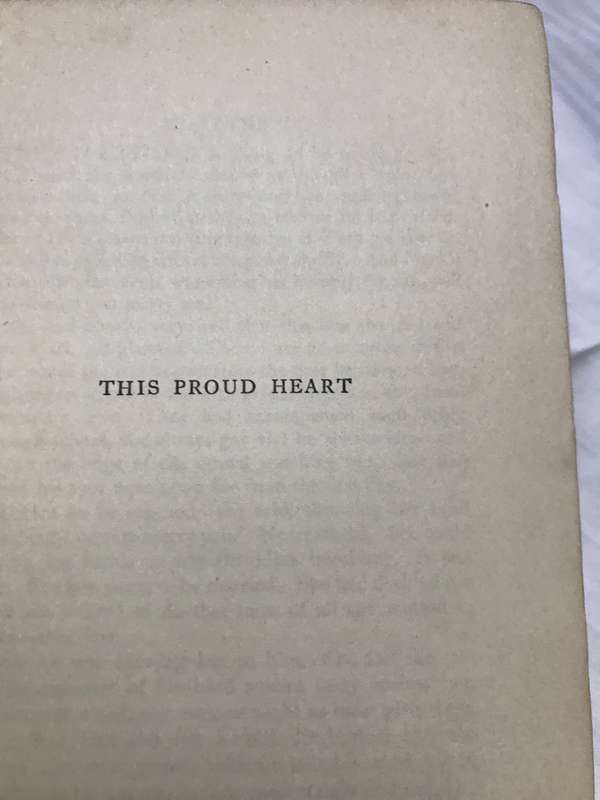 The proud heart 1939  Pearl Buck 397 pages