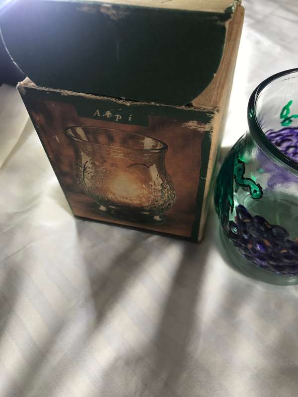 Candle Holder made in Italy inside box Nice gift for Christmas