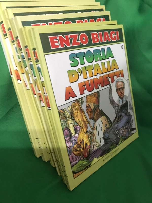 Enzo Biangi Storia DItalia A Fumetti Volumes 1-6