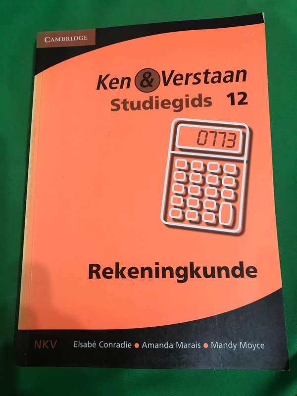 Graad 12 Rekeningkunde Ken & Verstaan studiegids Cambridge