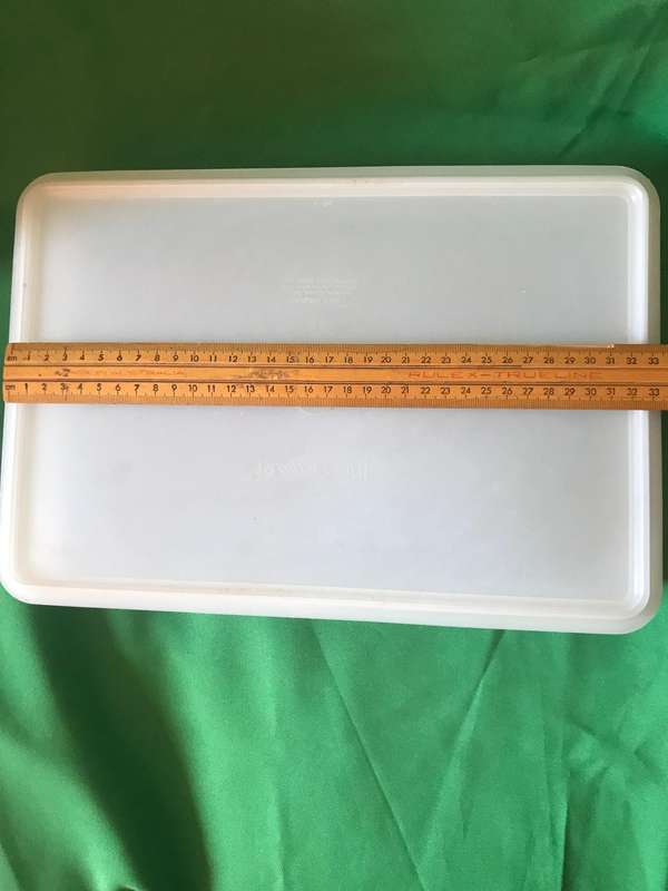 Tupperware slimline pitcher blue and Rectangle container