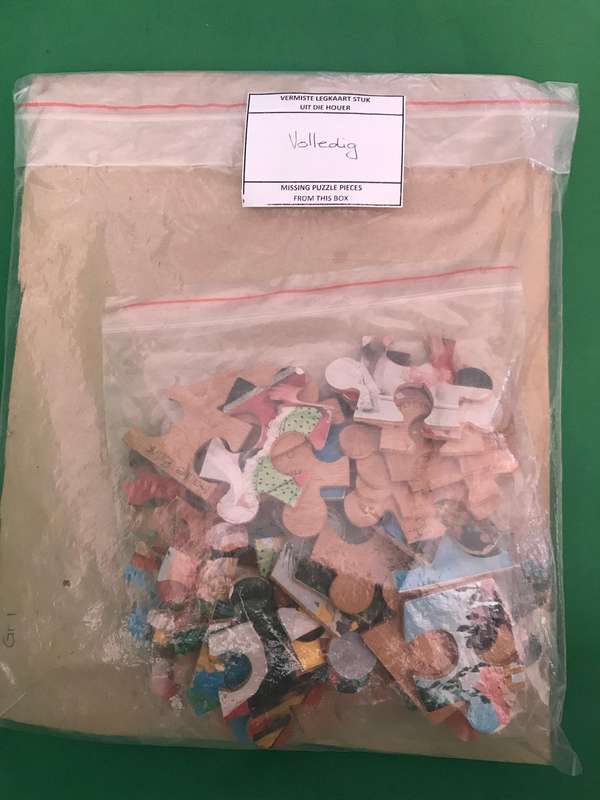 1970's Vintage Wooden Children's Jigsaw Puzzle for grade 1