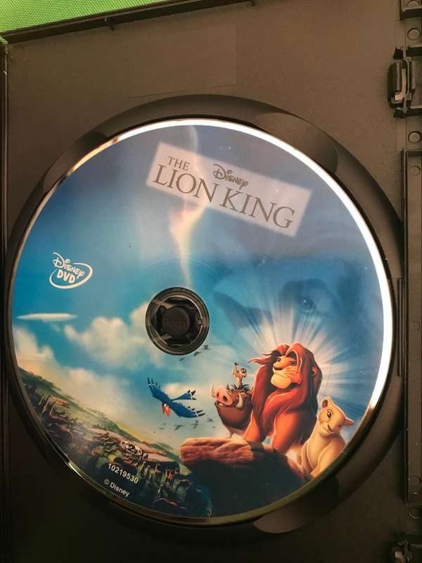 Lion mask and Lion King DVD