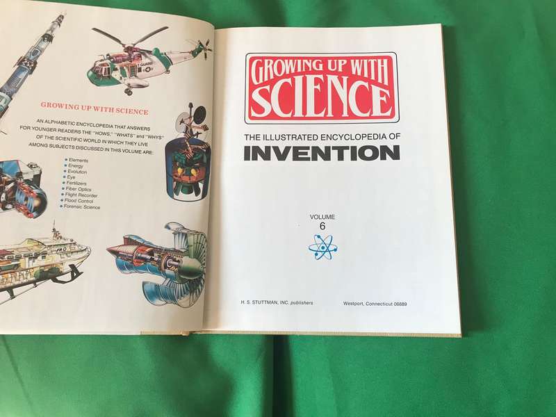 Growing up with Science : The Illustrated Encyclopedia of Invention  1-6 volume