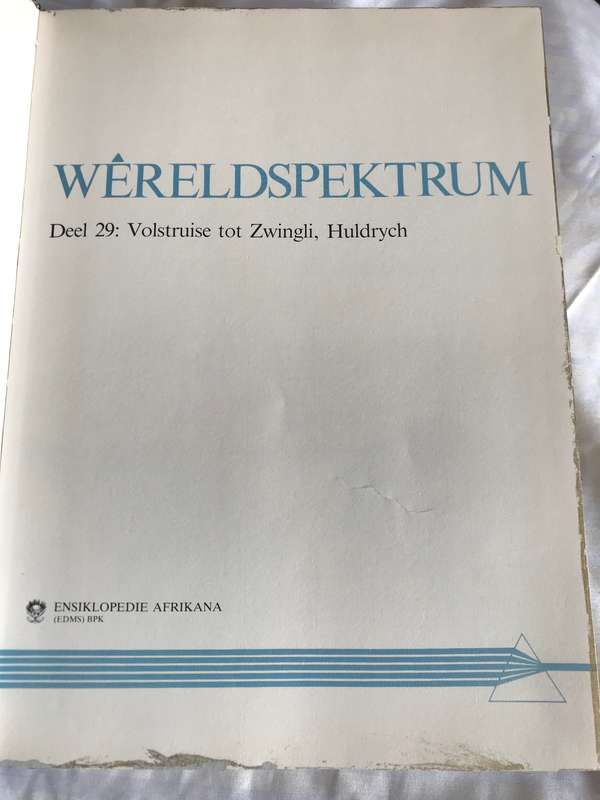 Wereldspektrum deel29: Volstruise tot Zwingli, Huldrych