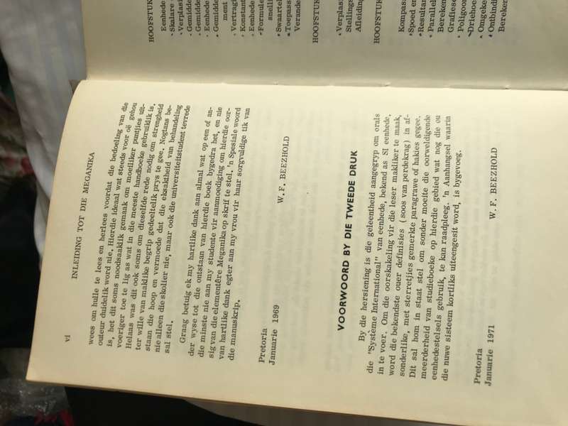 Inleiding tot die Meganika W.F.Beezhold