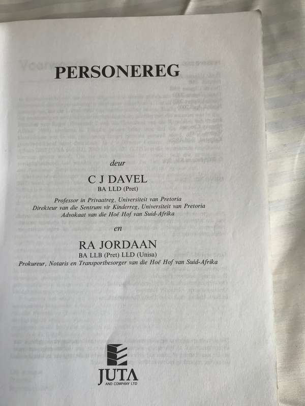 Persone-Reg CJ Davel and RA Jordaan