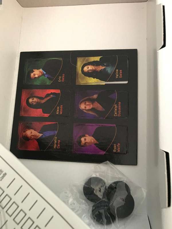 CSI Miami Crime Scene Investigation Board Game 8 Crimes To Solve cards SEALED and 3rd series DVD