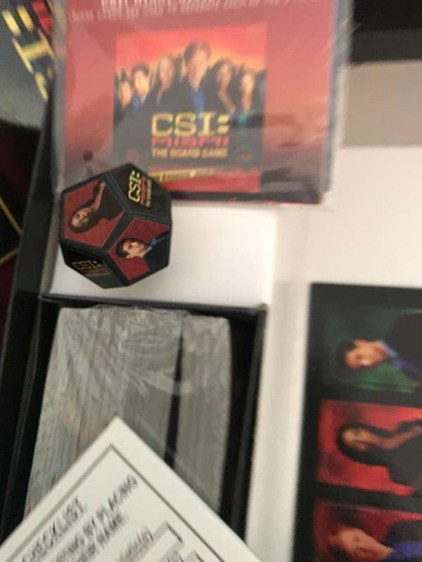 CSI Miami Crime Scene Investigation Board Game 8 Crimes To Solve cards SEALED and 3rd series DVD