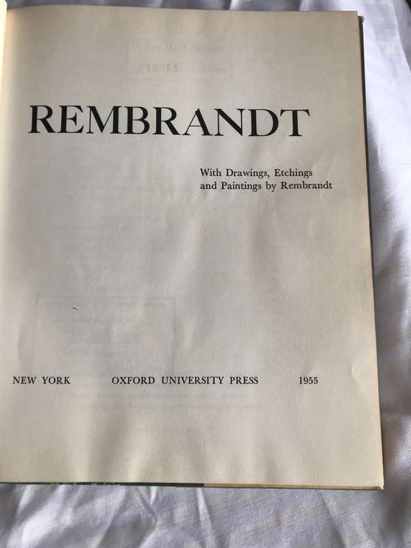 Rembrandt a Biography by Elizabeth Ripley