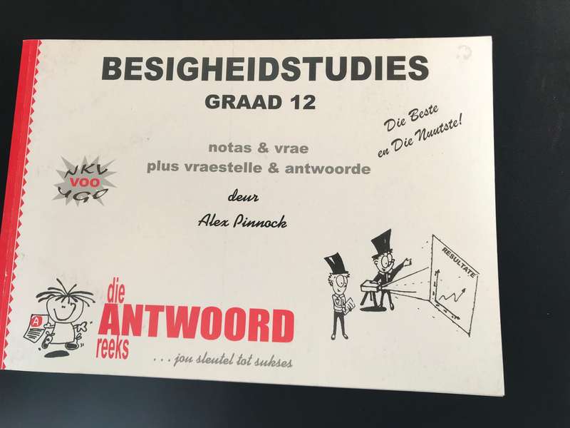 Graad 12 Besigheidstudies notas en vrae plus vraestelle en antwoorde - die Antwoord reeks