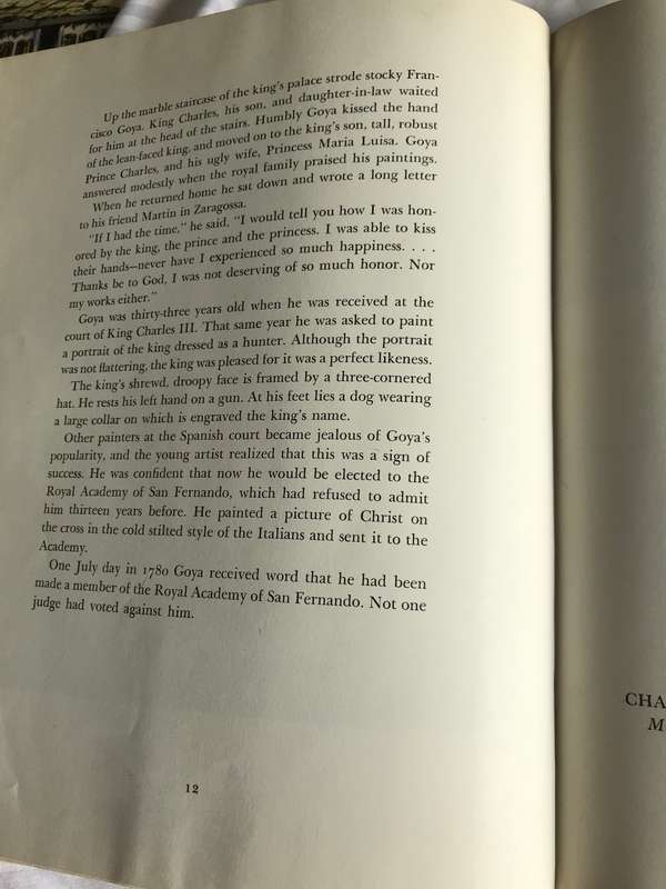 GOYA a Biography by Elizabeth Ripley