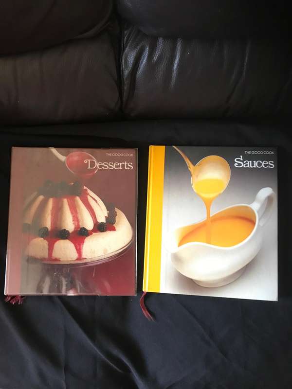 The Good COOK - Sauces and Desserts hardcovers
