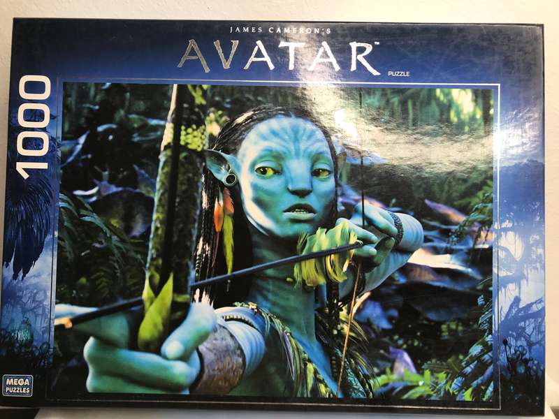 James Cameron Avatar Jigsaw Puzzle 1000 Piece Complete Rare Mega Puzzles