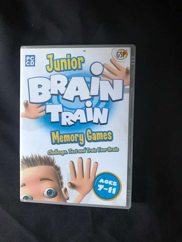Age 7-11 Brain Train Memory and Logic Games PC CD  Challenge, Test & Train Your brain