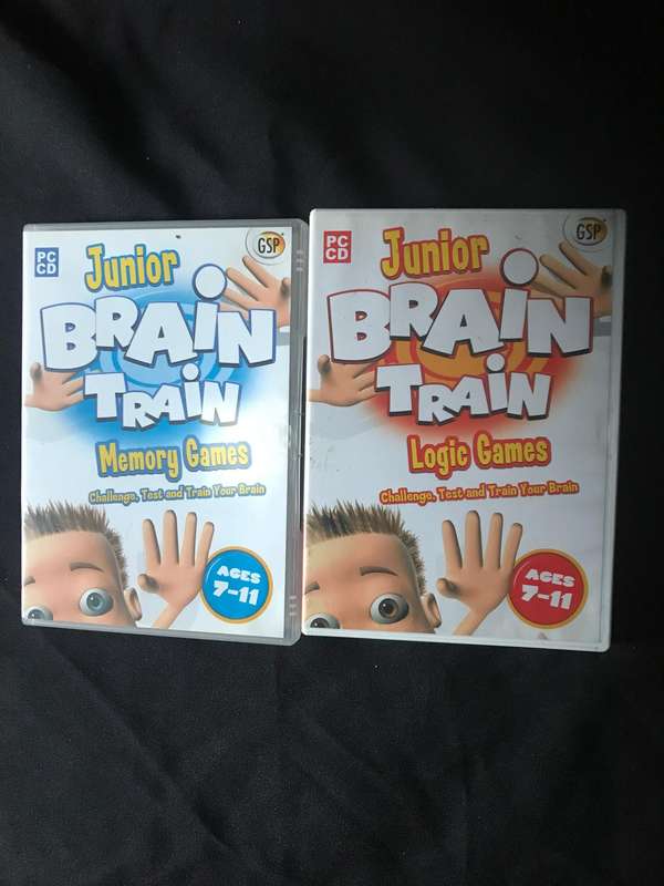 Age 7-11 Brain Train Memory and Logic Games PC CD  Challenge, Test & Train Your brain