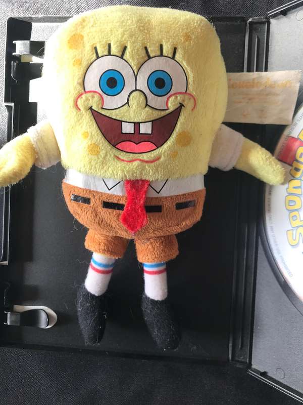 The SpongeBob SquarePants Movie DVD and plush
