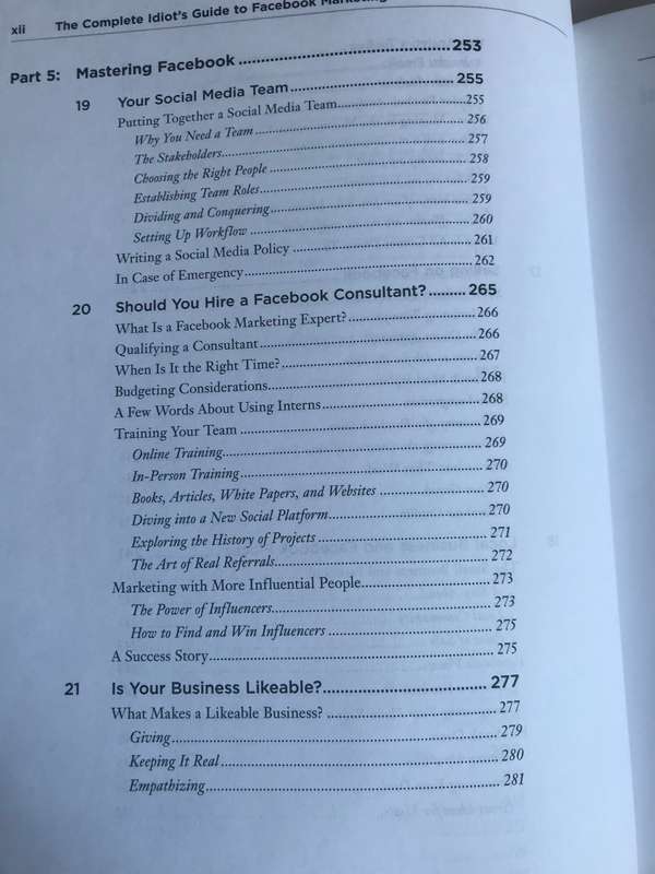 The complete IDIOTS GUIDE to Facebook Marketing Zimmerman and Brown