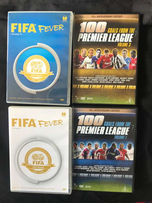 The Best Of The FIFA World Cup Volume 1 And 2 & 100 goals from Premier league volume 1&2