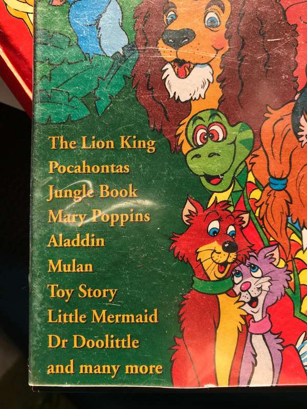 Walt Disney More Tales from The Magic Kingdom book and 3 CD box set Children movie song