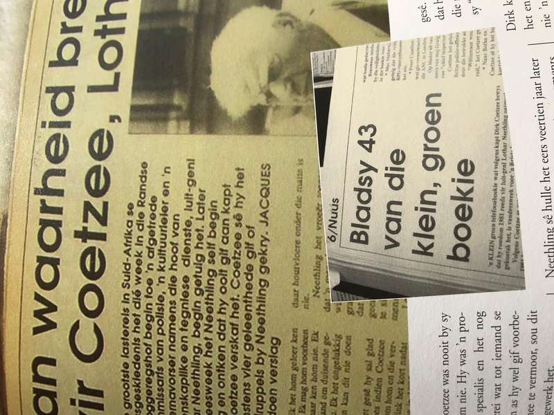 Oranje Blanje Blues: Vrye Weekblad 88-94 Max du Preez