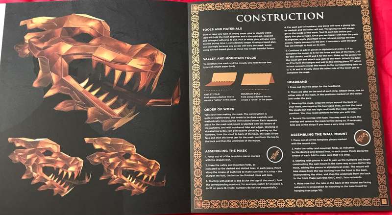 Game of Thrones House Targaryen Dragon 3D Mask & Wall Mount + Complete 6th Season DVD