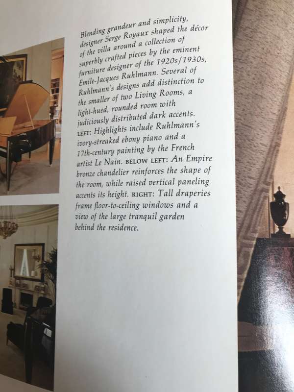 Architectural Digest International Interiors. hardcover