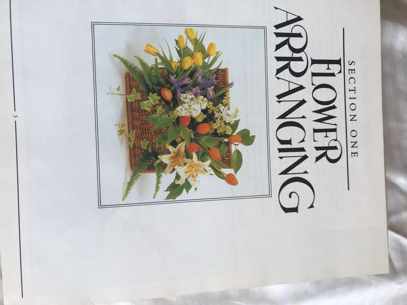 The art of Flower  Arranging Jan Hall.Sarah Warerkeyn