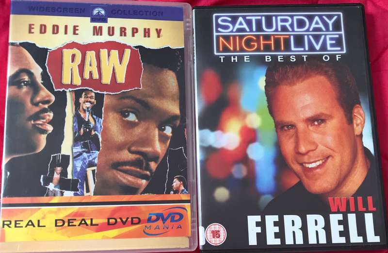 Live Comedy DVD Eddie Murphy Raw + Saturday Night Live Best of Will Ferrell