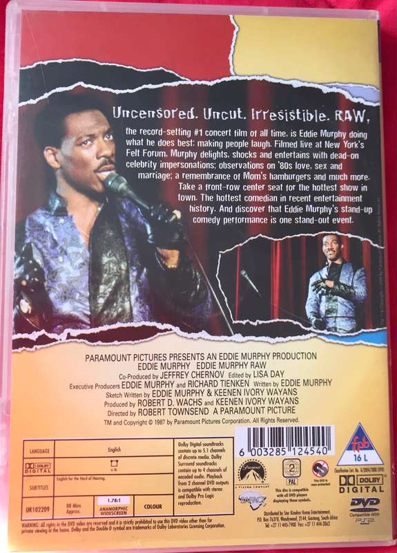 Live Comedy DVD Eddie Murphy Raw + Saturday Night Live Best of Will Ferrell