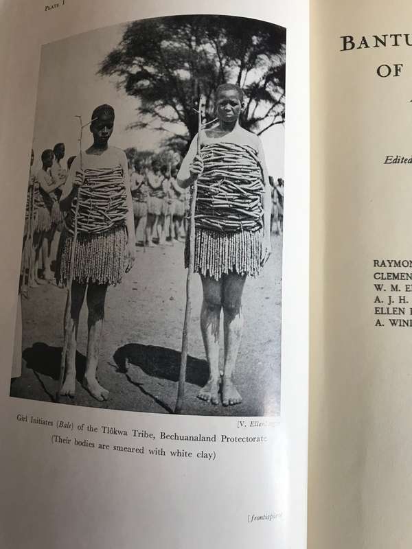 Bantu-Speaking Tribes of South-Africa 1950 3rd edition hardcover