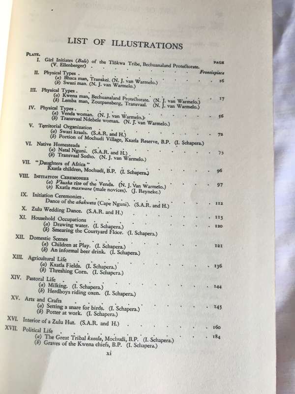 Bantu-Speaking Tribes of South-Africa 1950 3rd edition hardcover
