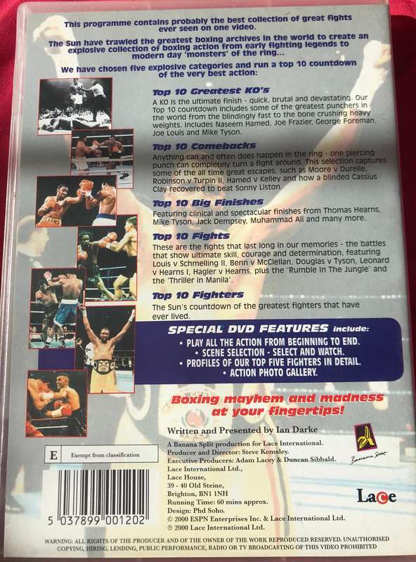 Encyclopedia of Boxing by Gilbert Odd + Boxing Top 10 DVD