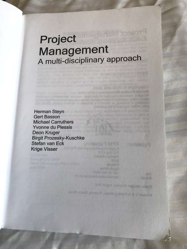 Project Management A Multidisciplinary Approach