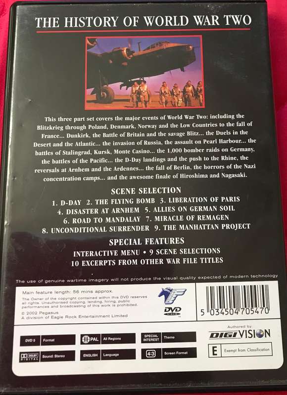 DVD Mega Disasters + The History of World War 2