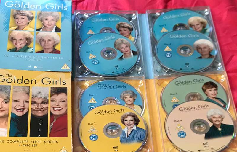 TV Series DVD The Golden Girls 1st + 2nd Season