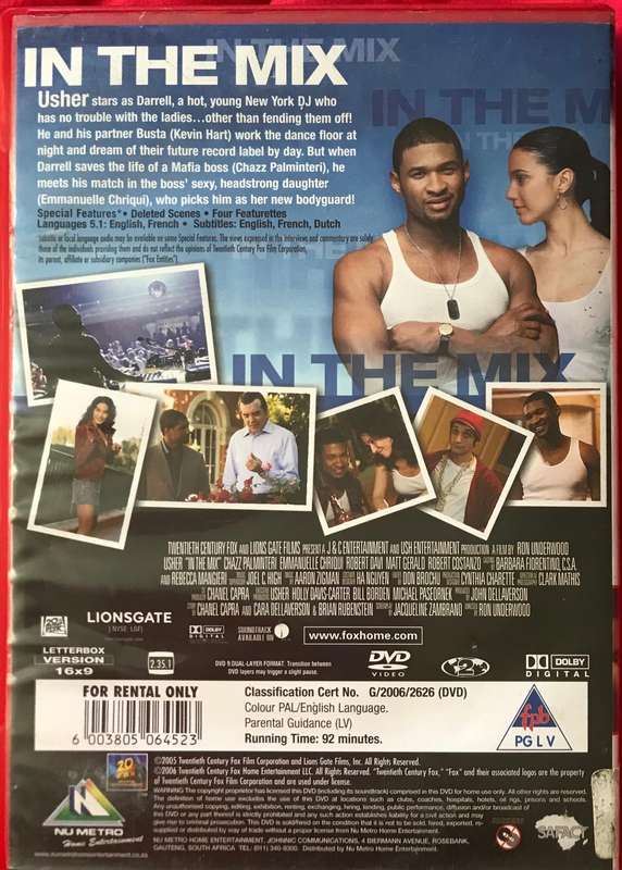 Usher Music DVD Live Evolution + Movie in the Mix