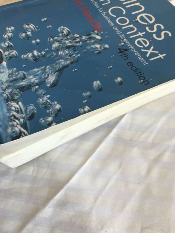 Business in Context 4th edition an Introduction to business and its environment David Needle