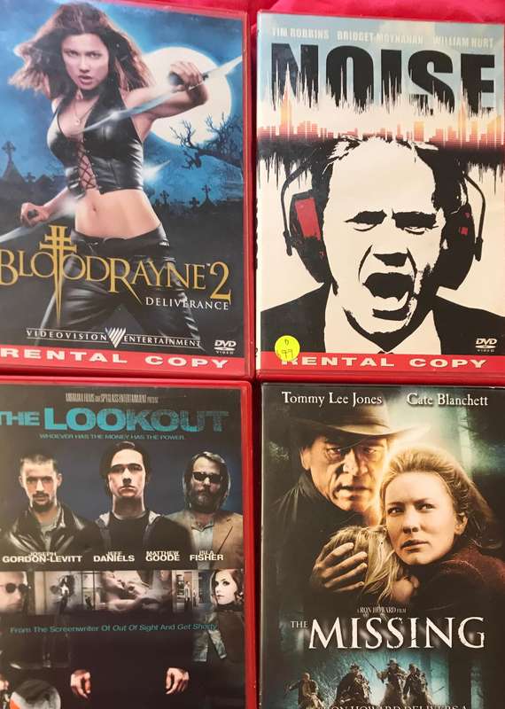 DVD lot Noise, The Lookout, BloodbRayne 2, The Missing