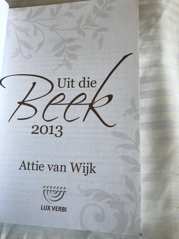 Uit die Beek 2013 Attie van Wijk
