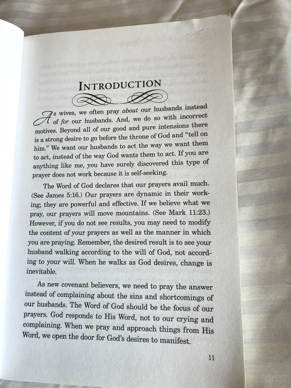 Wife PRAYER Seeking Gods Best for your husband Pamela Hines
