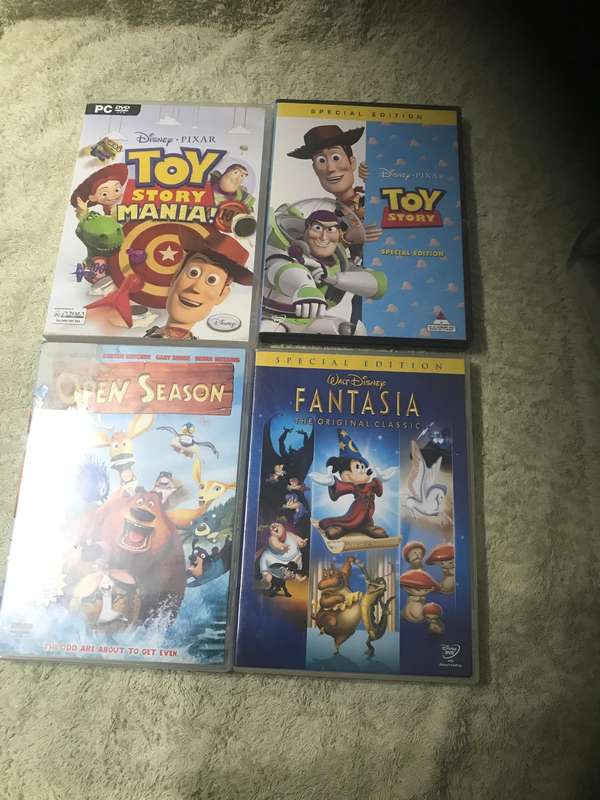 Toy Story special edition, Toy Story Mania, Open Season and Walt Disney Fantasia