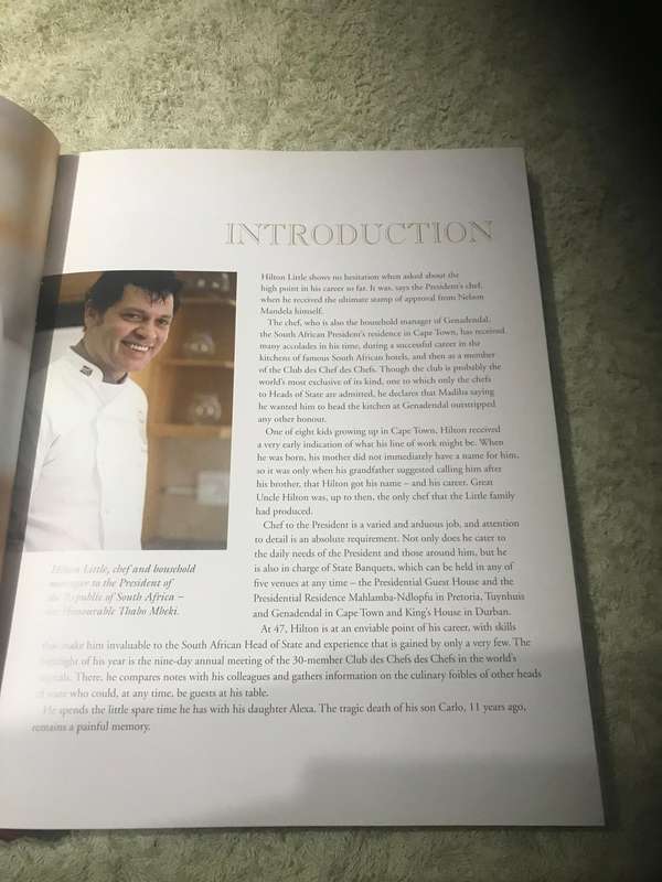 Bon Appetit, Mr President - Hilton Little Chef to the President of South-African