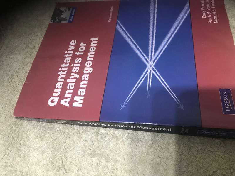 Quantitative Analysis for Management Barry Render